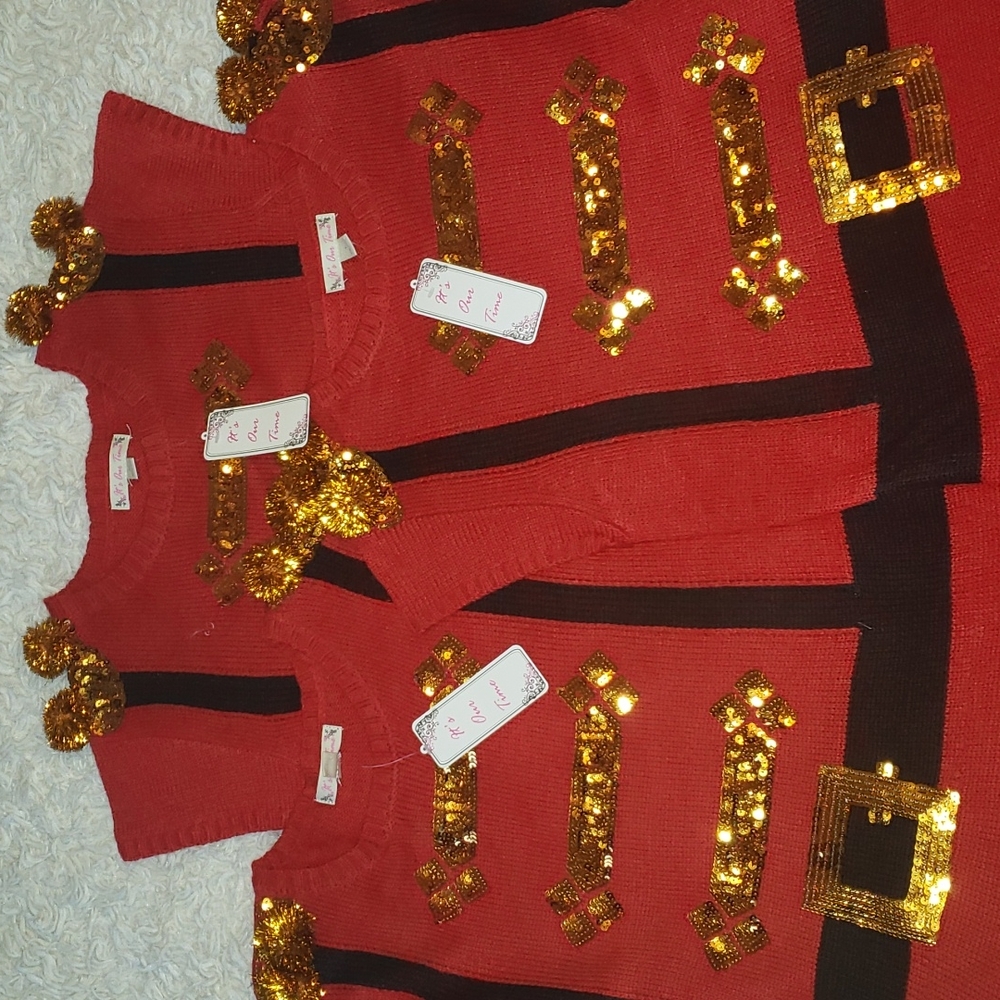 Its Our Time Christmas Dress Pretty Holiday NWT - Picture 7 of 8